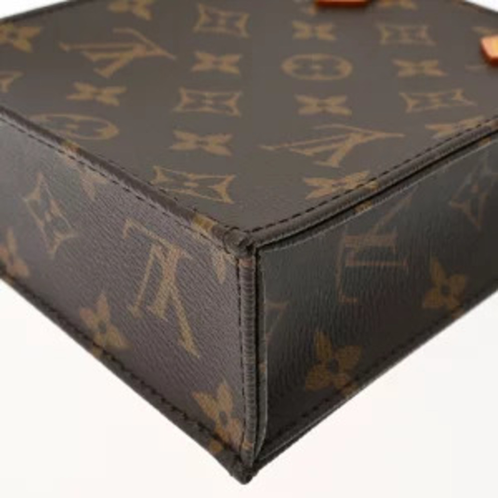 Louis Vuitton Monogram Brown Bag Canvas Sac Handbag Plat - Picture 7 of 7